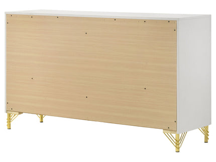 Chesney - 6 Drawer Bedroom Dresser - White