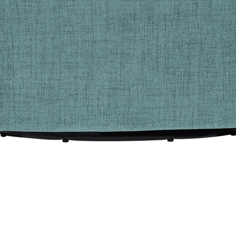 Solitude - Skirted Swivel Accent Chair With Hemp Like