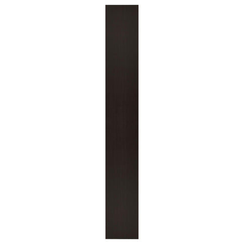 Rectangular Bookcase Tall Slim Storage With 9 Shelves - Brown