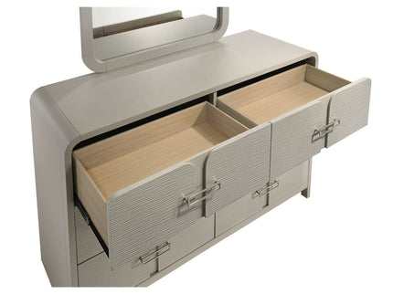 Aria - 6 Drawer Dresser - Beige