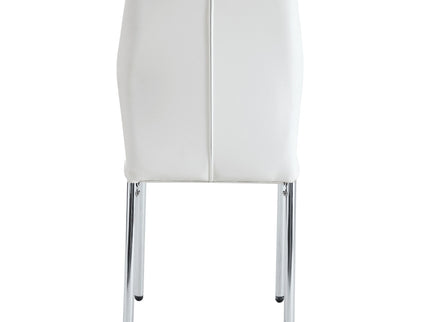 Luxury Simple High Resilience Dining Chair With Metal Legs