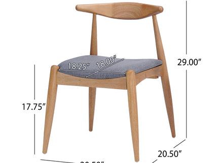 5 Piece Dining Set With Upholstered Chairs