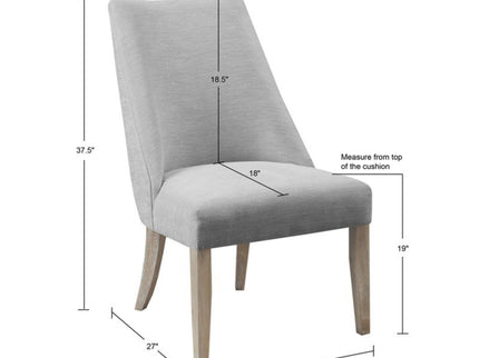 Winfield - Upholstered Dining Chair (Set of 2) - Light Gray