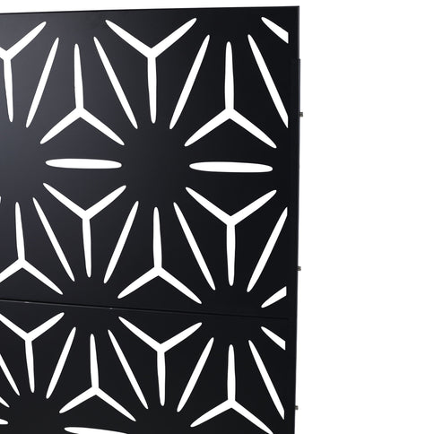 Outdoor & Indoor Metal Privacy Screen, Freestanding Decorative Panels