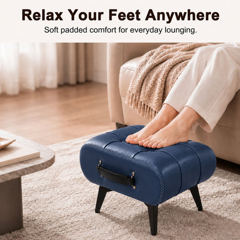 Minimalist Footstool With Hidden Storage