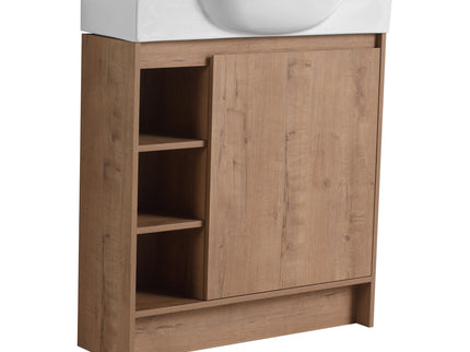 Sleek Design Freestanding Bathroom Vanity With Sink, Soft Close Door