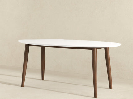 Ada - Mid-Century Modern Style Oval Dining Table