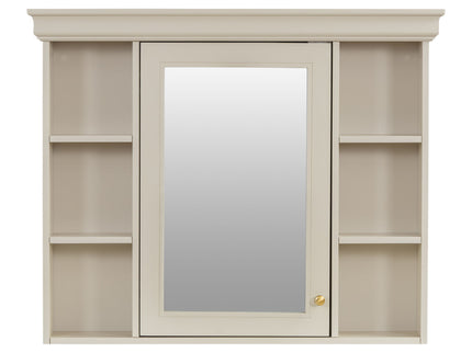 Bathroom Vanity With Medicine Cabinet, Storage Cabinet With 4 Drawers, Adjustable Shelf Mirror