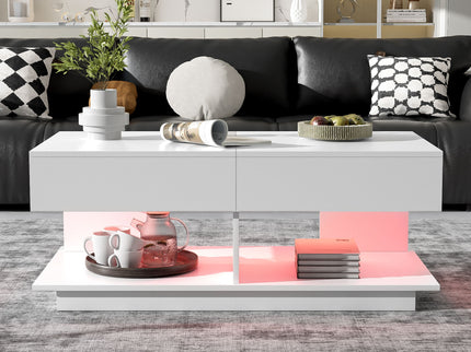 Multifunctional Adjustable Coffee Table With Hidden Storage Space For Living Room