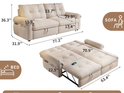 Convertible Cloud Like Sofa Bed