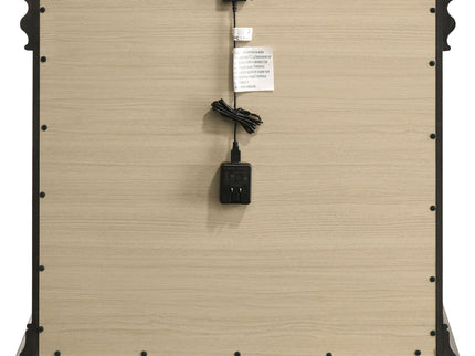 Leonide - 2 Drawer Nightstand With USB Charging And Hidden Storage - Cherry