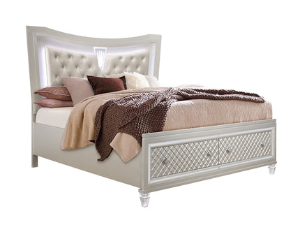 Cross - Elegant Design Bed With LED