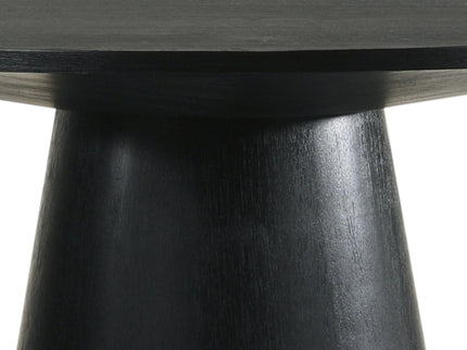 Froja - Manufactured Wood Round Dining Table - Black