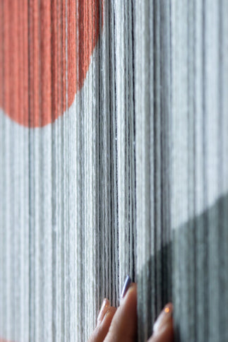 Rectangular Tassel Print Wall Art, Home Decor For Living Room Bedroom Office Hallway - Multicolor