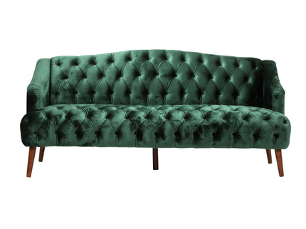 Comfy 3 Seat Sofa With Wooden Legs, For Living Room And Study