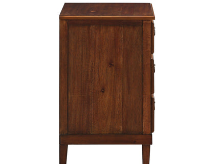Chamberlin - 3 Drawer Nightstand - Brown