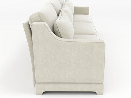 Elegant Sofa With Ergonomic Design And Lumbar Pillows