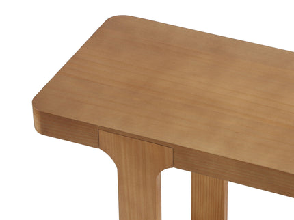 Console Table & Bottom Shelf - Walnut