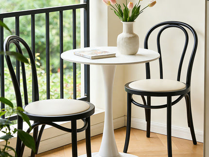 Round Dining Table With Tulip Style Base