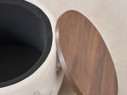Nesting Ottomans 2 Piece With Tray, 4 In 1 Function