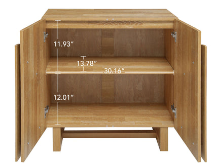 2 Door Cabinet, Suitable For Bedroom - Natural