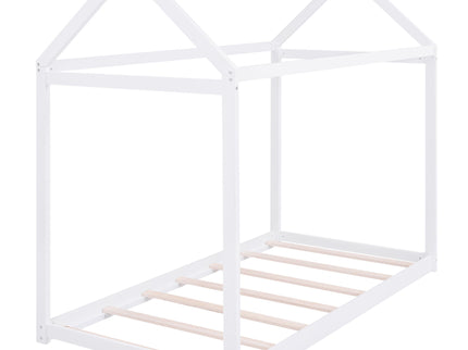 Wooden House Shaped Bed