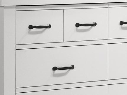 Cassini - 6 Drawer Dresser - White