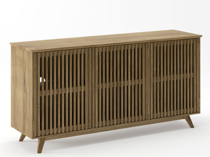 TV Stand With Adjustable Shelf - Natural