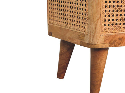 Larissa - Lid Up Storage Stool - Oak