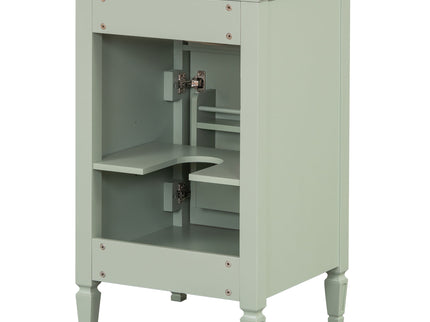 Bathroom Vanity With Sink, Adjustable Shelf, Tilt-Out Drawer