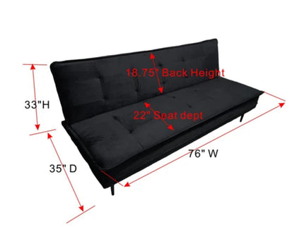 Gyuri - Upholstered Sofa - Black