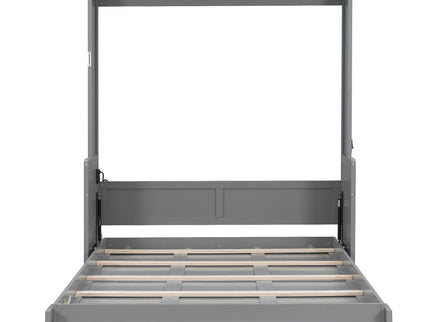 Murphy Bed With Desk, LED Lights And USB Charging Station