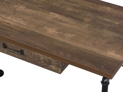 Endang - Writing Desk - Weathered Oak / Black