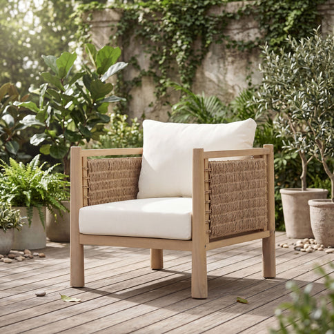 Modern Patio Chair With Armrests