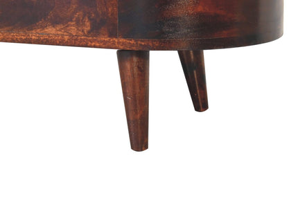 Rounded Lid Up Blanket Box