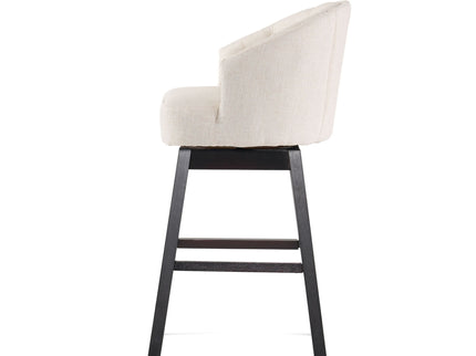 360 Degree Swivel Bar Stool With Stunning Nailhead Trim (Set of 2)