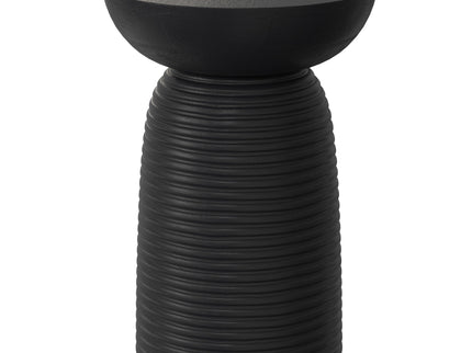 Boyd - Ribbed Accent Table - Black