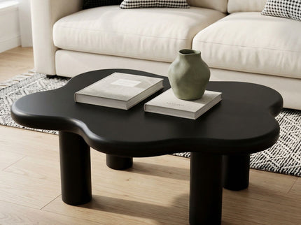 Cloud Shaped Coffee Table With 4 Round Legs