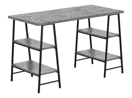 Computer Desk For Home Office, Laptop, Storage Shelves, Contemporary & Modern