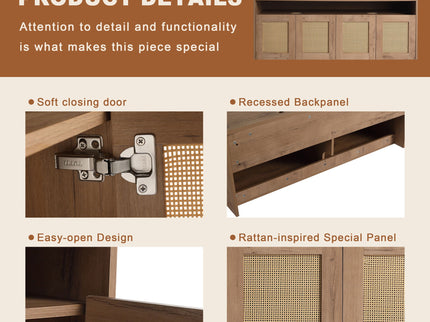 Bathroom Vanity & Art Sink, 2 Soft Close Doors, Float Mounting Design