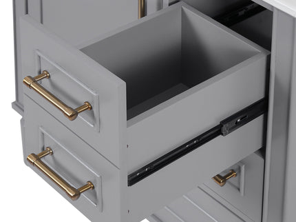 Traditional Bathroom Vanity Set With Soft Close Doors