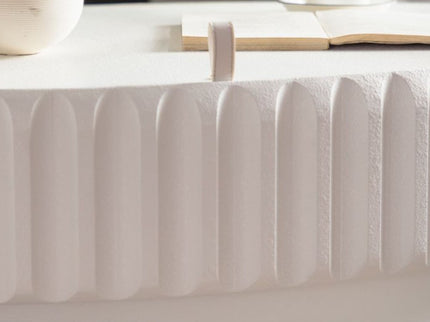 Fluted Storage Table With Lift Off Lid