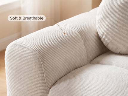 Extra Large Compression Sofa, Cloud Puff Couch For Living Room