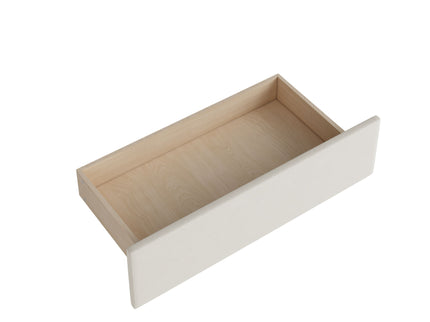 L Shaped Upholstered Platform Bed With Storage And Drawers