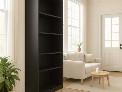5 Tier Bookshelf Storage Cabinet With Anti-Tip Kit