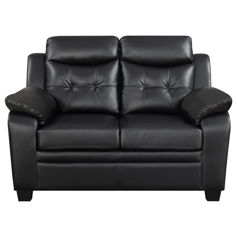 Castro - 2 Piece Living Room Set: Sofa & Loveseat - Black