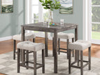 Beige / 5 Pc. Table, 4 Chairs