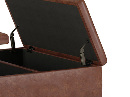 Ellis - Coffee Table Storage Ottoman Contemporary Design