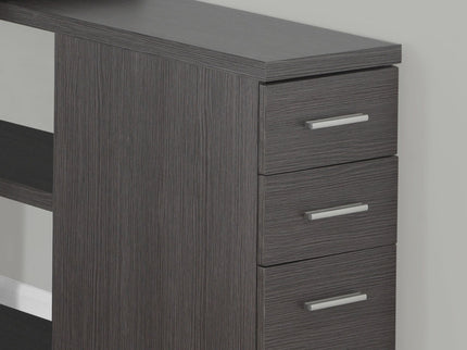Computer Desk, Home Office, Corner, Left, Right Set - Up, Storage Drawers, L Shape, Laptop, And Contemporary & Modern