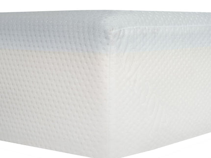 6" Firm Gel Memory Foam Mattress With Cooling Technology - White - Full
